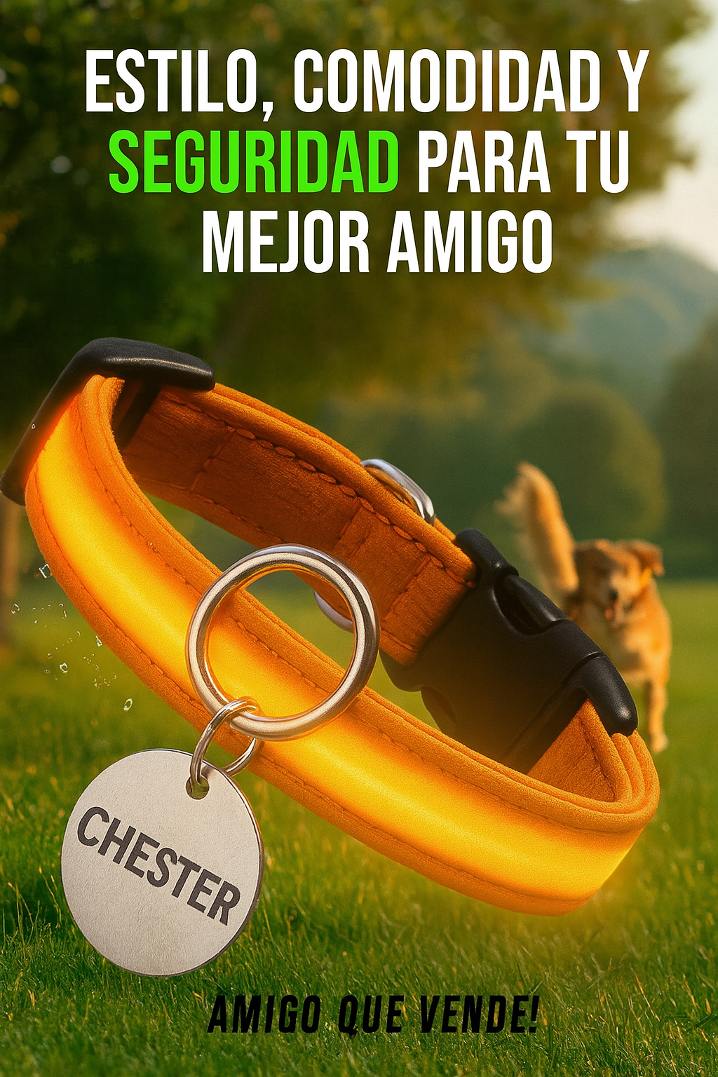 COLLAR DOG ™ - Luminoso LED Recargable Mascotas
